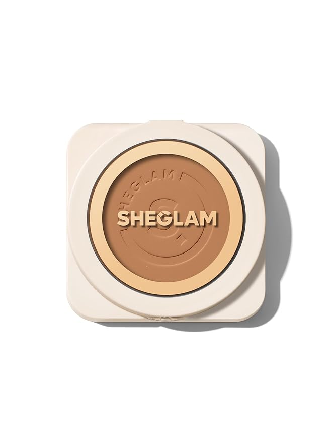 SHEGLAM SKin-Focus Full Coverage Powder Foundation Oil-Control Lightweight