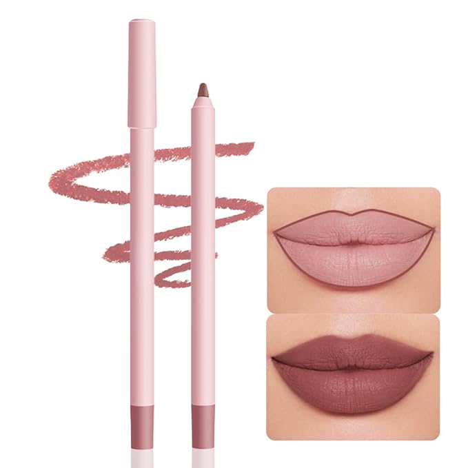 12 Colors lip liner pencils, Modern Classic Lip Liner, Lip Liner Pigmented Vegan Matte, Lasting Finish Lip Liner, Luxurious Creamy Long Lasting Lip Liner, Prevents Feathering and Fading, (05)