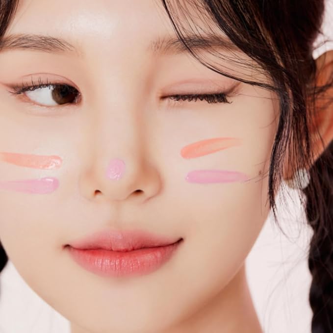 Fluffy Air Blusher 5 Colors - Lightweight Melting DEAR PEACH)