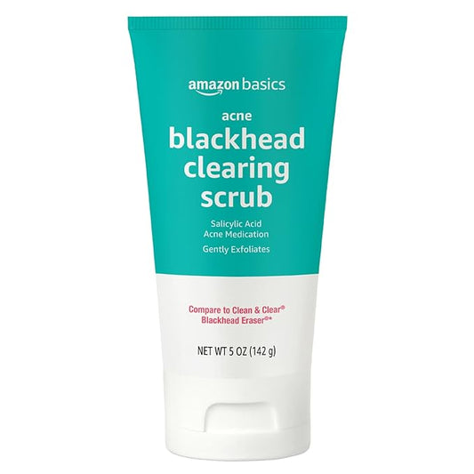 Amazon Basics Salicylic Acid Blackhead Clearing Scrub, 5 Fluid Ounces, 1-Pack