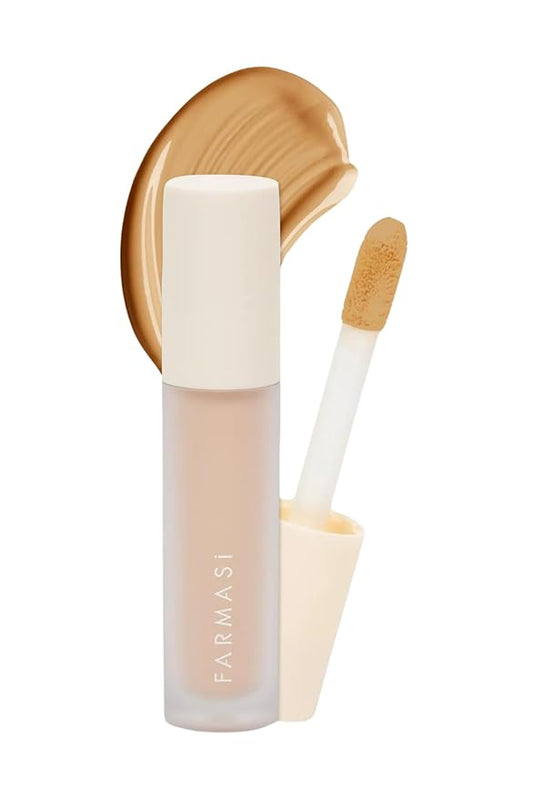 FARMASI Vfx Pro Liquid Concealer Makeup, All-in-one Full Coverage, Highly Pigmented Concealer for All Skin Type, Hide Shadows & Imperfections, Enhance Skin Fullness Foundation Concealer 0,24 Fl Oz W10