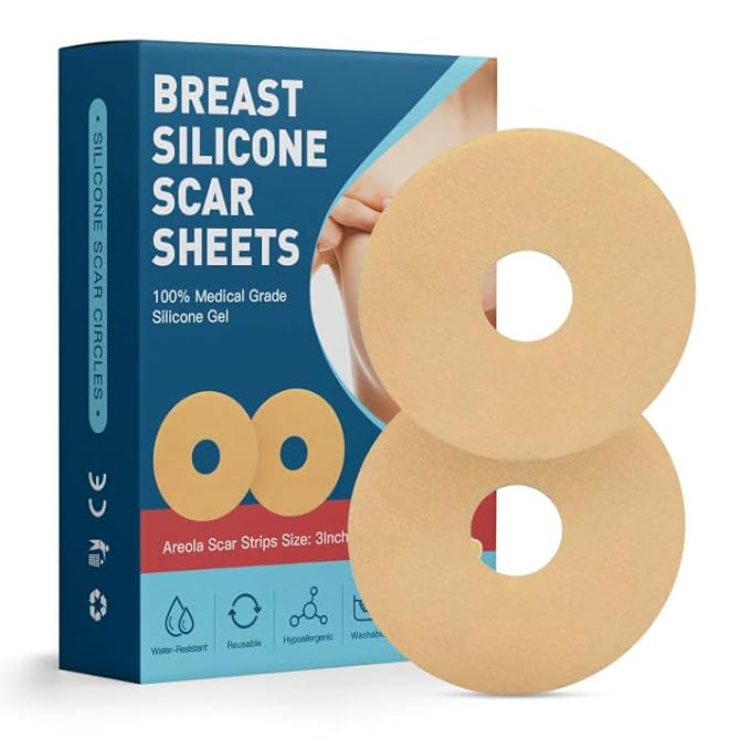 6 Pack Silicone Scar Sheets