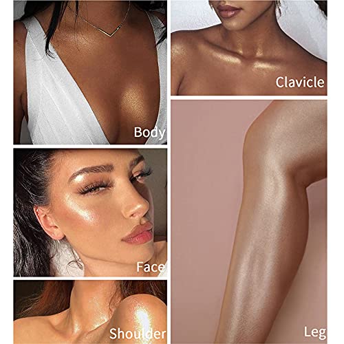 2 Pack PHOERA Body Luminizer, High Gloss Waterproof Body 103 G