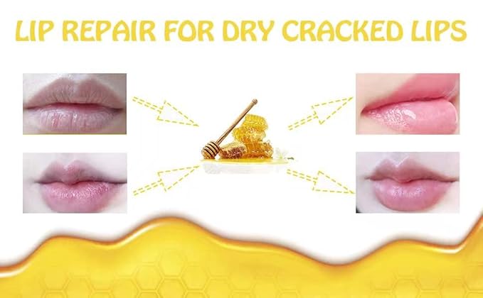 2PCS Honey Balm Lip Balm, Lip Aging