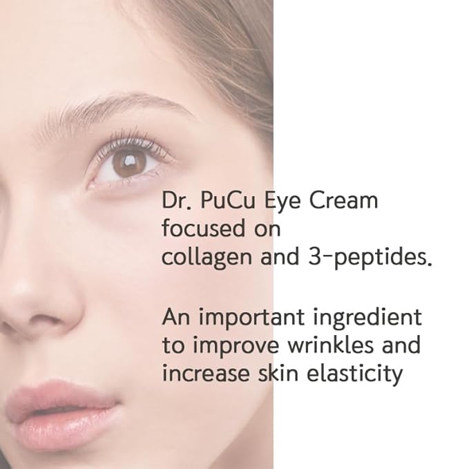 Wrinkle Repair Collagen EYE CREAM, Korean eye cream, under-eye night cream for anti aging, moisturising, no greasy or too light texture, mild powdery scent, 1.01 fl. Oz