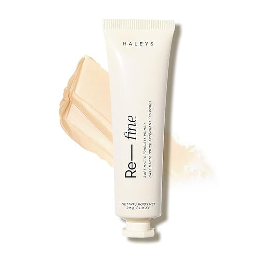 HALEYS Re-fine Soft Matte Poreless Primer (), Lightweight, + Fragrance-Free 1 oz