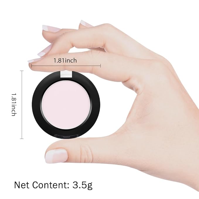 Monochrome Matte Eyeshadow Makeup Palette, Highly Pigmented Light Nude Eyeshadow Palette, Matte Pressed Powder Eye shadow Makeup, Single Vegan Eye Shadow, Daily Evening Women Girls Eyeshadow Gift 1#