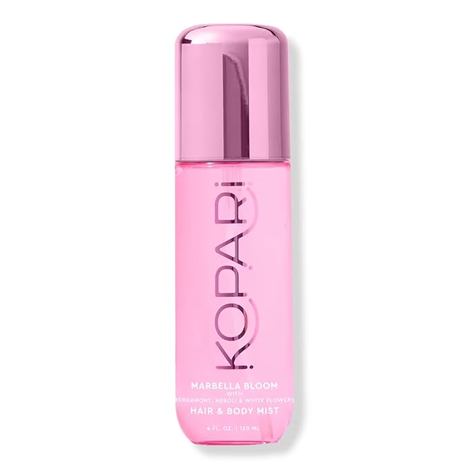 Kopari Hair & Body Mist Marbella Bloom, Long-Lasting Bright Inviting Floral, Blend of Neroli & Bergamot, with a Touch Of Cardamom and Vetiver, 4 oz