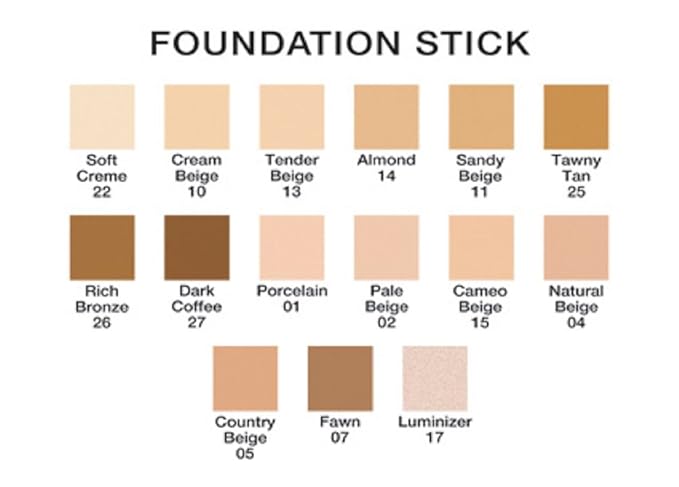 Creamy Conditioning Foundation Stick Buildable Coverage Hypoallergenic (Pale (Pale Beige)