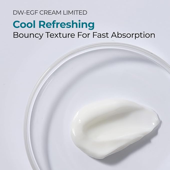 EASYDEW DW-EGF Cream Limited 2.36 oz - Anti-Aging Moisturizer with Human Epidermal Growth Factor & Hyaluronic Acid Collagen to Rejuvenate & Regenerate Cells, Softer Skin, Light weight Refreshing Cream