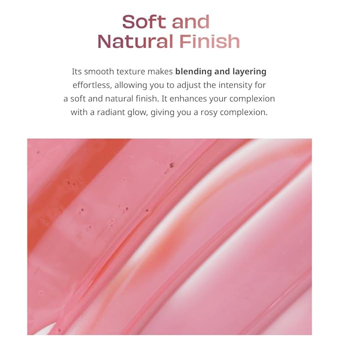 Moist Ampoule Blusher, Buildable Water-based Formula, Infused with over 50% moisture essence, no tackiness, long-lasting moisture, weightless feel (04 Lavender Flush, 20ml)