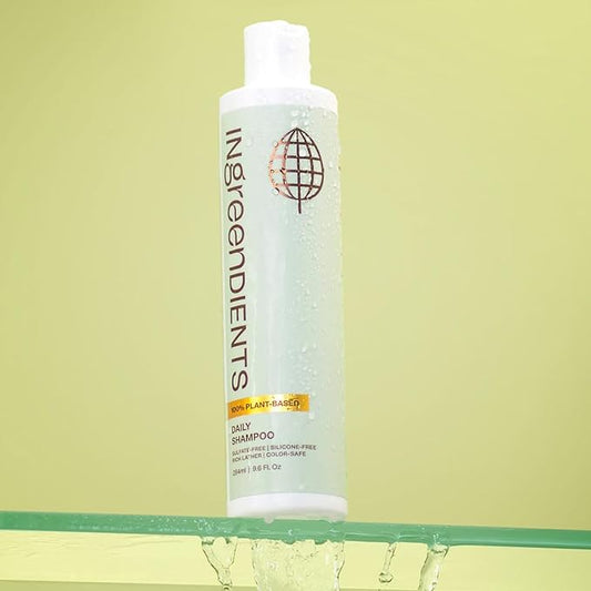 Non Toxic Vegan Shampoo with Organic Ingredients, Apple Cider Vinegar & Tea Tree Oil - Sulfate Free, Color Safe, Paraben Free, Gluten Free, Cruelty Free, pH Balanced