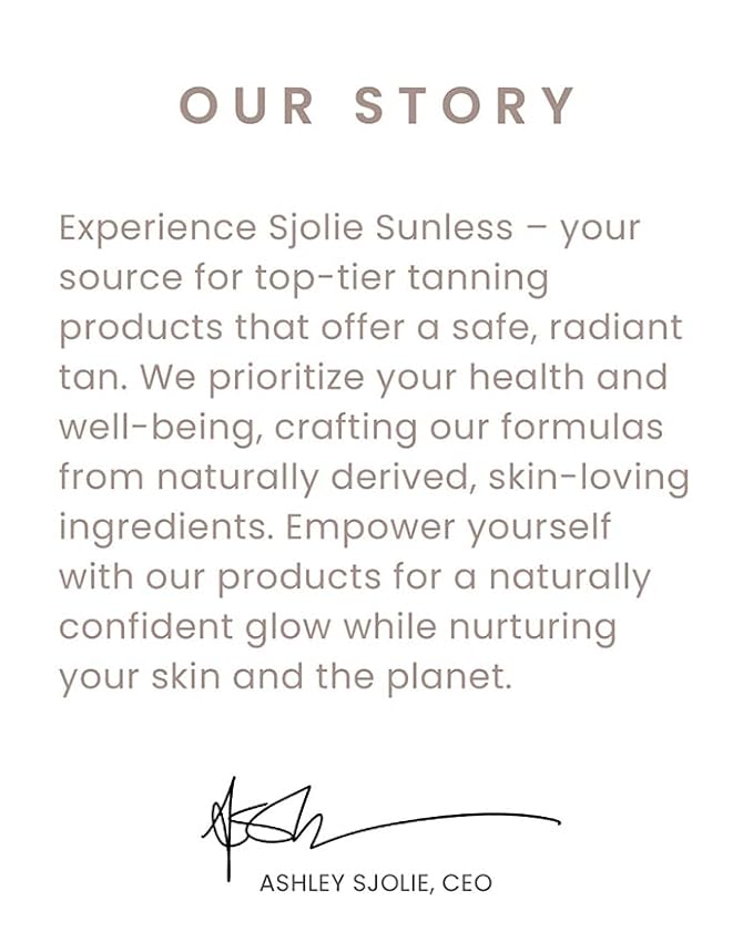 SJOLIE Spray Tan Solution - No. 6 - Light Hydrating Tanning Solution | Sunless Tanner for an All Natural, Sun-Kissed Glow (32oz)
