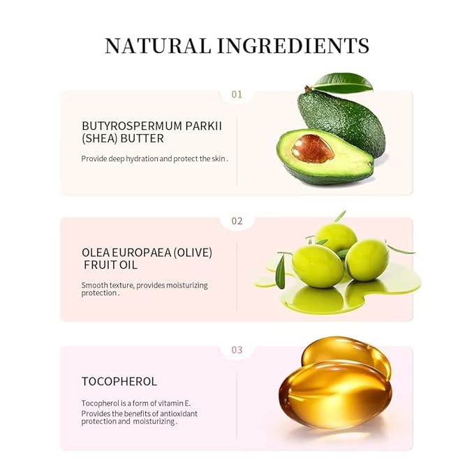 3 Colors Lip Butter Balm Set，Vanilla Vanilla Beige Brown Sugar, Lasting Moisture Non Stick Glow Resurrection Cream Lip Oil Gloss Trio Lip Care Makeup(123# Vanilla + Vanilla Beige+Brown Sugar)