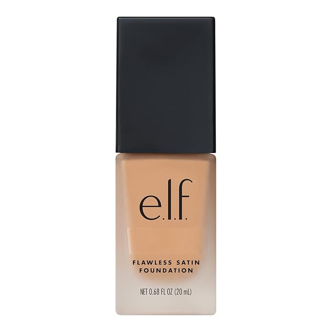 e.l.f. Flawless Finish Foundation, Lightweight & Medium Coverage, Semi-Matte Finish, Sand, 0.68 Fl Oz (20mL