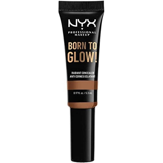 NYX PROFESSIONAL MAKEUP Born To Glow Radiant Concealer, Medium Coverage - Mahogany
