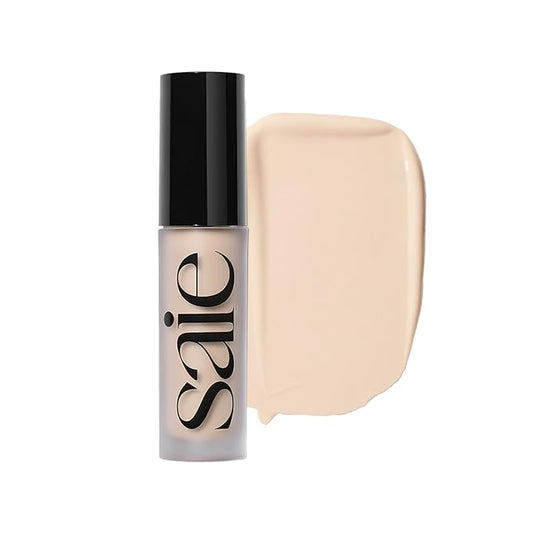 Saie Slip Tint Radiant Cream Concealer & All-Over Face Makeup - Concealer for Dark Circles, Redness & Blemishes - Lightweight Makeup Made with Hydrating Hyaluronic Acid - Shade 1 (0.17 oz)