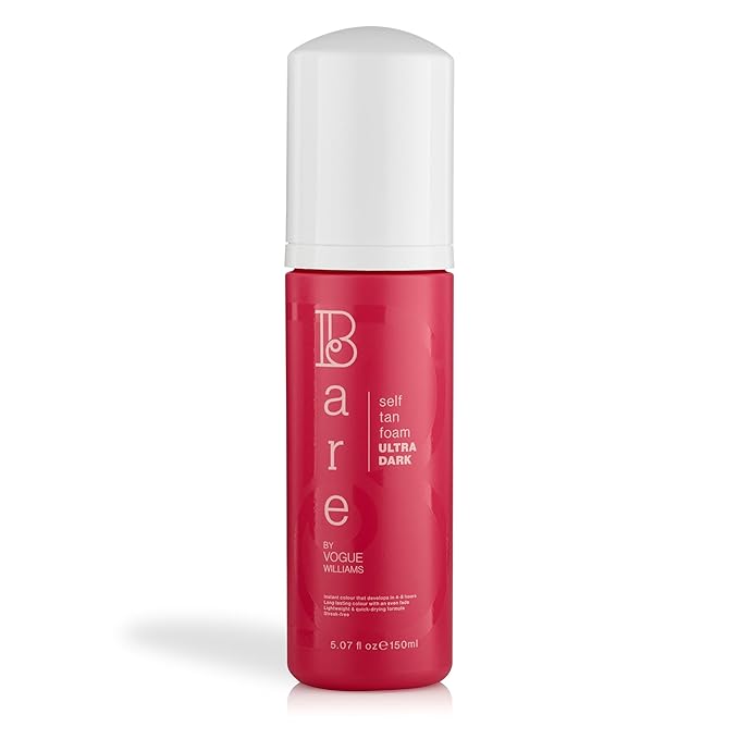 Ultra Dark Tan Self-Tanning Foam - Suitable for All Skin Types - Self Tanner for Face & Body - Long-Lasting Fake Tan - 150ML