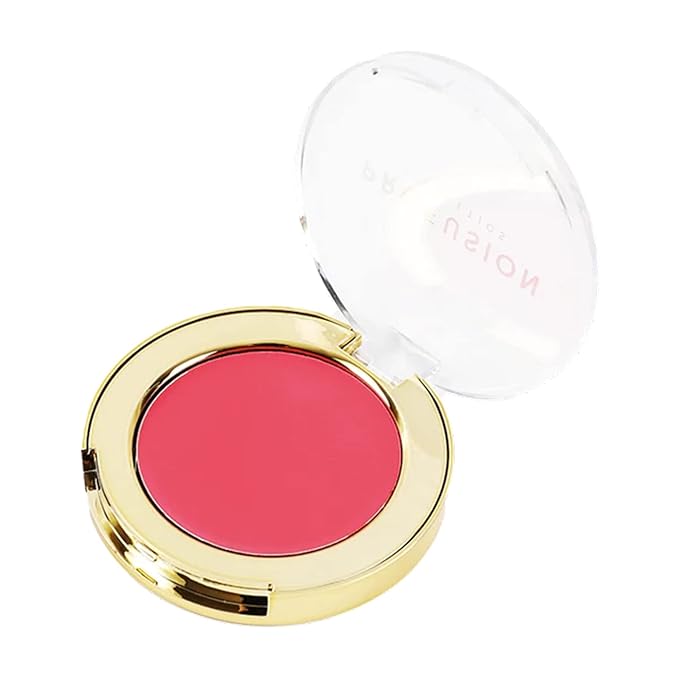 Profusion Cosmetics Cream Blush- Lightweight, Easy-Blend Creamy Texture, (Hibiscus, 1)