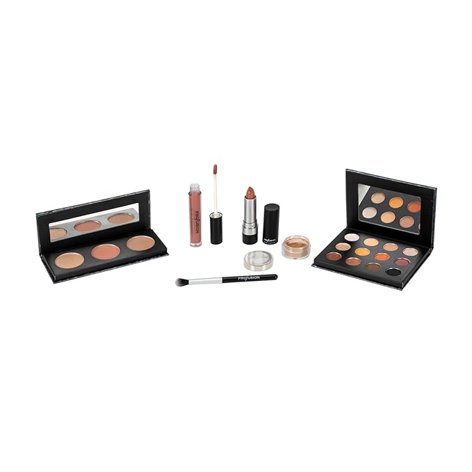 Profusion Cosmetics Face Luxe 6 PC Beauty Set for Show Stopping Looks, Elevate Your Beauty Routine with Glam Essentials Ultimate Makeup Gift Set, Luxurious Glamour for Beauty Enthusiasts
