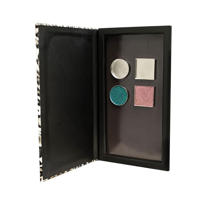 50 Pcs Empty Round Metal Pans, Makeup Palette Pans for Eyeshadow Magnetic Cosmetic Palette Size 26mm (Round - 50 Pcs)