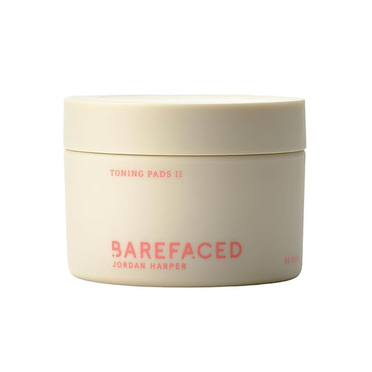 Barefaced Toning Pads II (60 Count) Exfoliating and Resurfacing for Acne Skin
