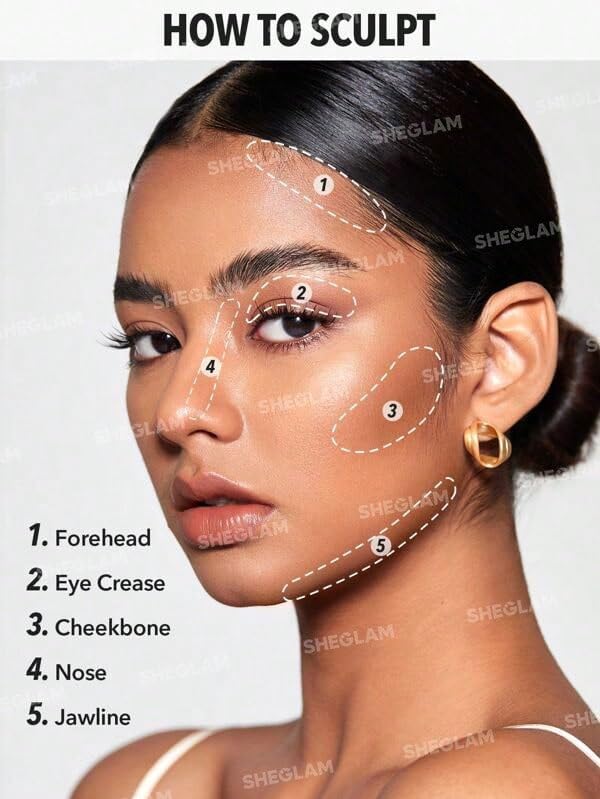 SHEGLAM Snatch 'n' Define Cream Contour Stick Long Earthy Sepia