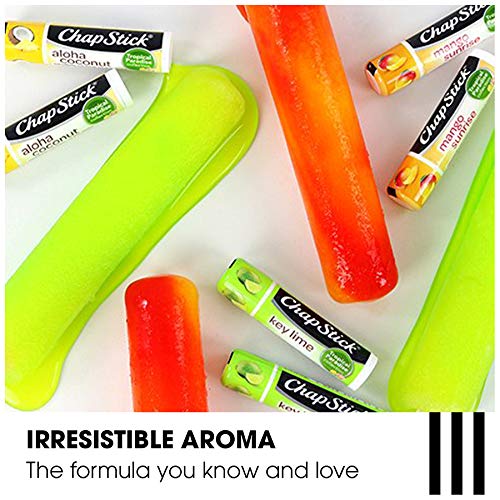 ChapStick Lip Care Bundle - I Love Summer Collection + Aloha Coconut Lip Balm, 0.15 Oz Ea (5 Piece Set)