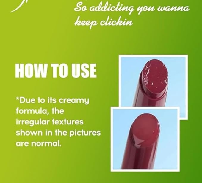 3 Colors Fat Lip Oil Click Slick,Non-stick High