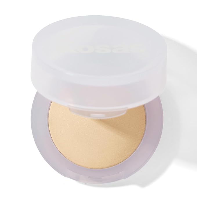 Kosas Mini Cloud Set Face Setting Powder - Smoothing Shine Control, Soft, Sheer Setting Translucent Makeup Finish, Portable & Long-Lasting (Breezy)