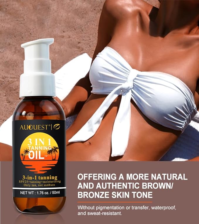 3-in-1 Tanning Oil,Summer Beach Tanning