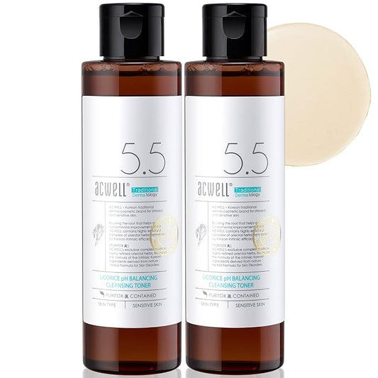 ACWELL Licorice pH Balancing Korean Toner for Cleansing