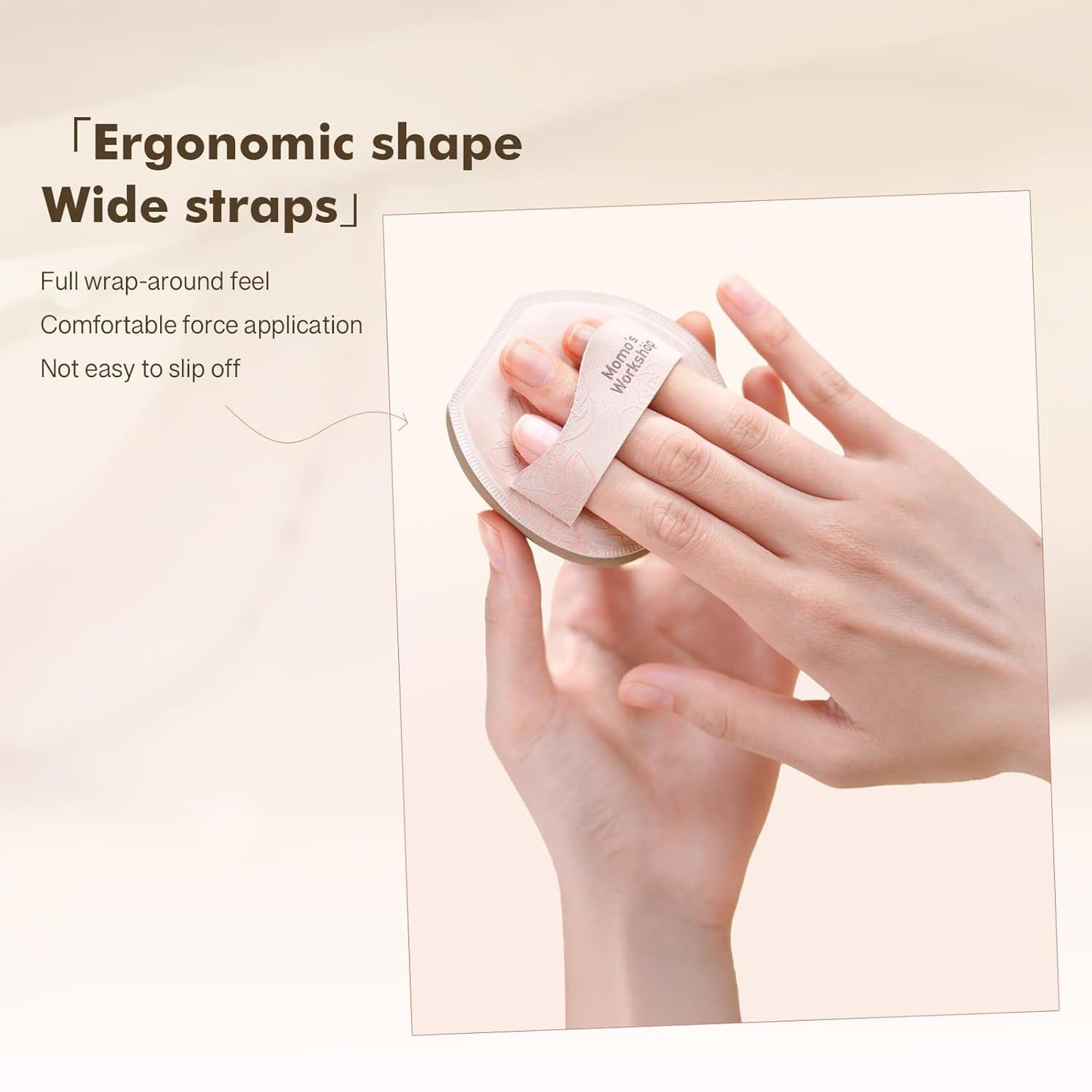 Makeup Sponge, Rubycell, Flat-cut Shape,Foundation Sponges with Glossy PU Leather, for Liquid/Sheer Foundations, Cosmetic Puff, Medium Bounce,Travel Friendly & Reusable,2pcs & Storage Case