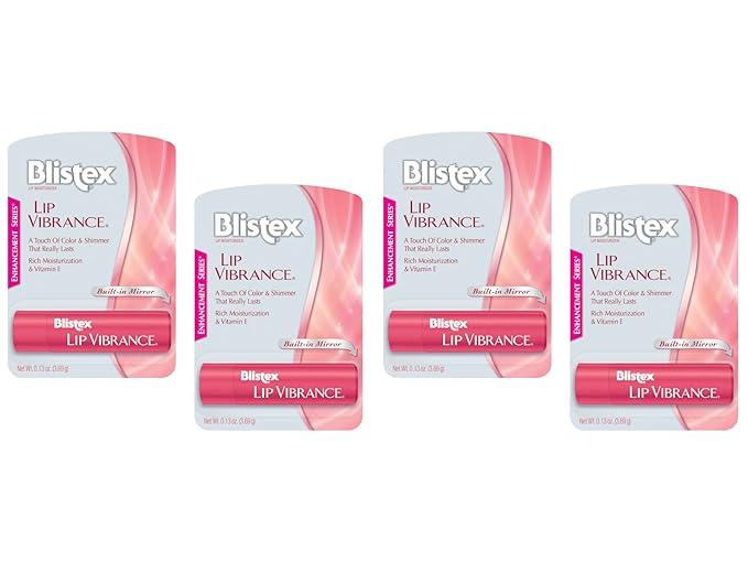 Blistex Lip Vibrance Lip Protectant (Pack of 4)