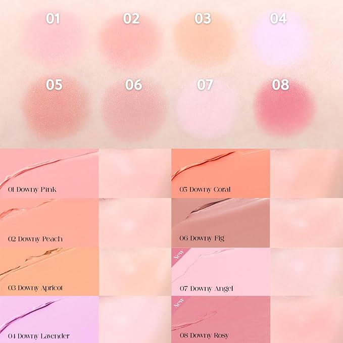 BBIA Ready To Wear Downy Cheek Cream Blush DOWNY ROSY) 0.12oz