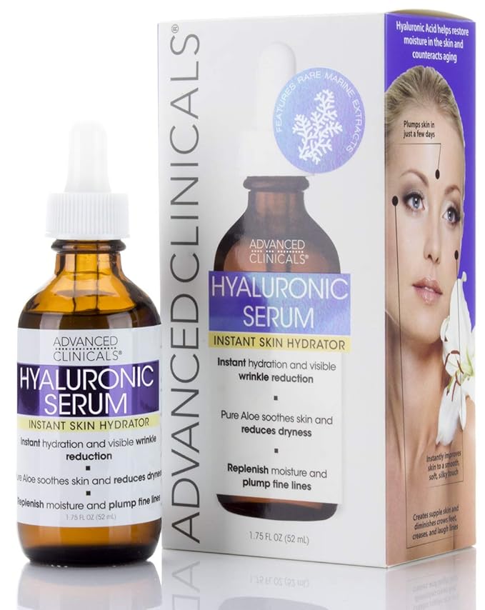 Advanced clinicals hyaluronic acid face