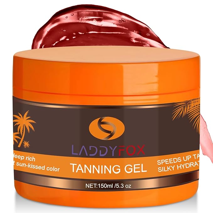 Intensive Tanning Gel SPF0 150 ml, Carrot Tanning Gel, Brown Tanning Gel, Natural Tanning Accelerator Cream Gel for Sunbeds & Outdoor Sun (SET B)