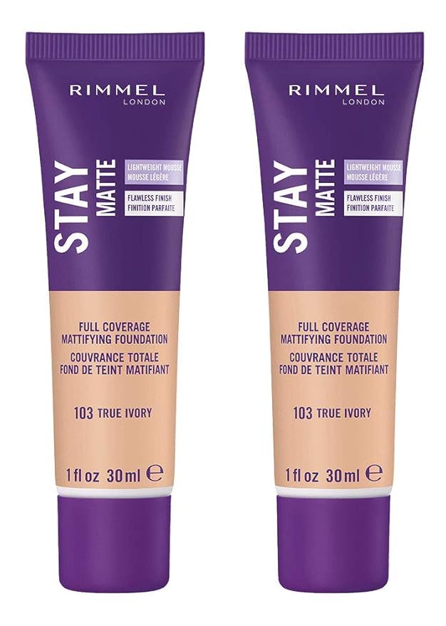 Rimmel Stay Matte Liquid Foundation, True Ivory, 1 of 1)