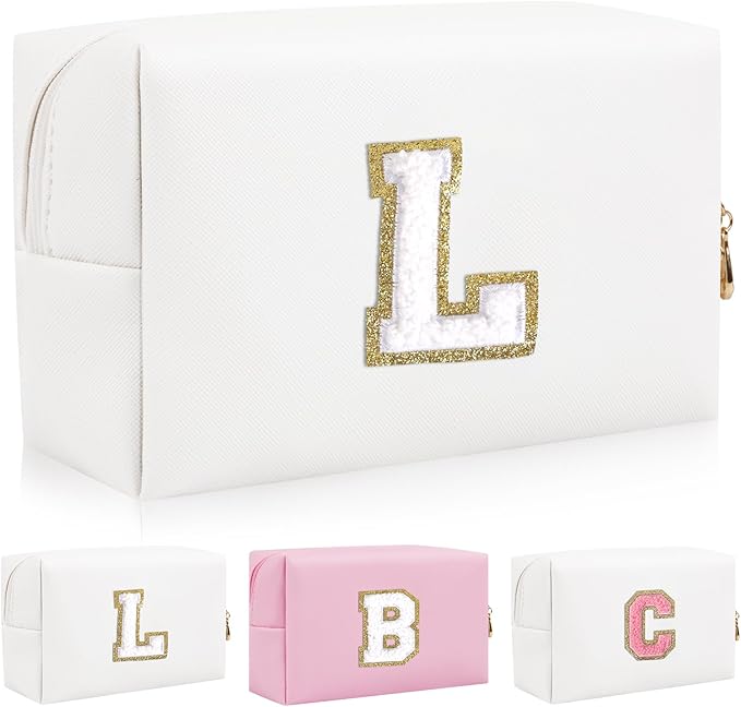 Personalized initial letter patch makeup