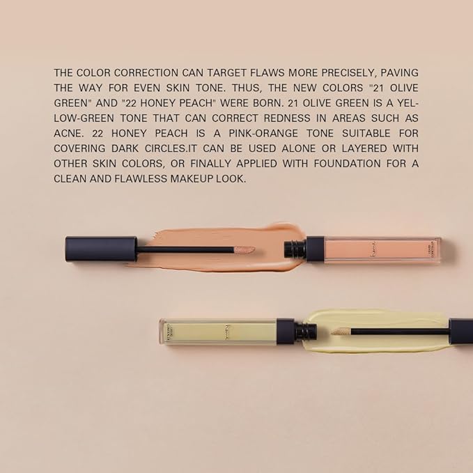 heme Full Coverage Liquid Concealer 6ml (21 Olive Green)