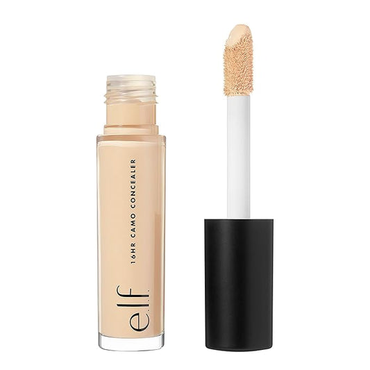 e.l.f. 16HR Camo Concealer, Full Coverage & Highly Pigmented, Matte Finish, Medium Warm, 0.203 Fl Oz