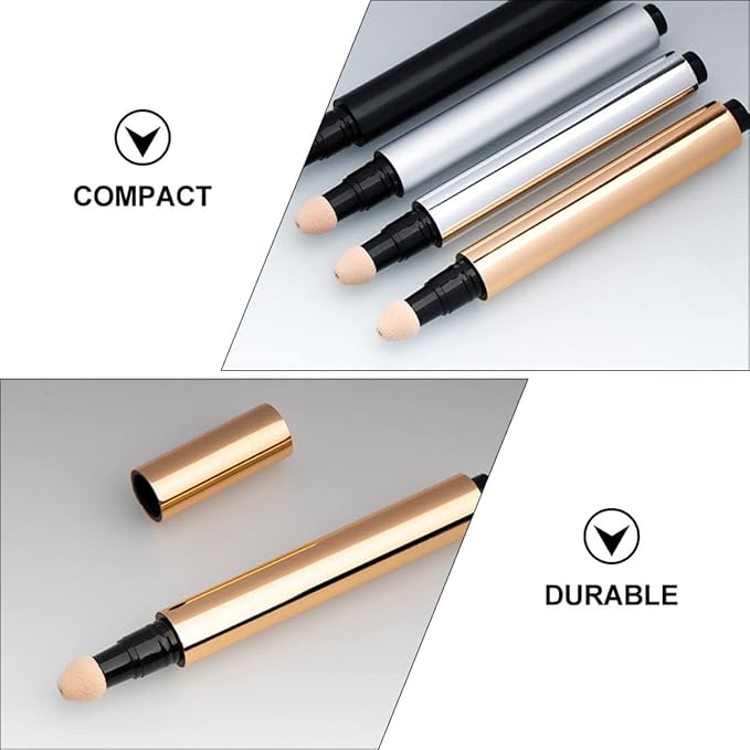 Beaupretty 4Pcs 3ml Empty DIY Cosmetics Tube Empty BB Cream Bottle Concealer Sub Tube Liquid Foundation Tube,