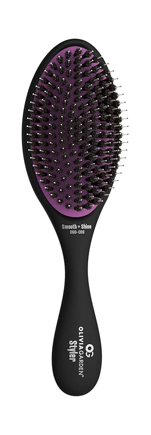 Olivia Garden Recycled Plastic Styler (Smooth & Shine) - Black