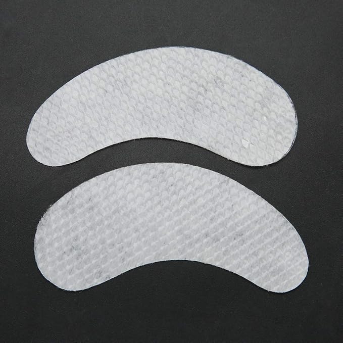 5 Pairs Under Eye Pads With Eyelash Holder Pallet and Brush and Tweezers Set, Lint Lash Extension Eye Gel Patches for Eyelash Extension Eye Mask Beauty Tool