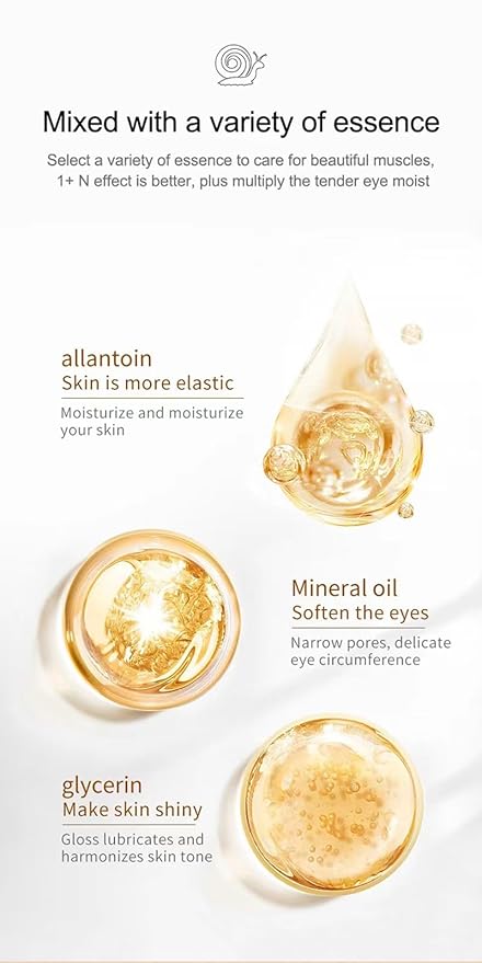 Snail Nourishing Eye Cream - Premium Formula, 20g - Bid Farewell to Dark Circles and Fine Lines and Welcome Elastic and Lustrous Eye Skin