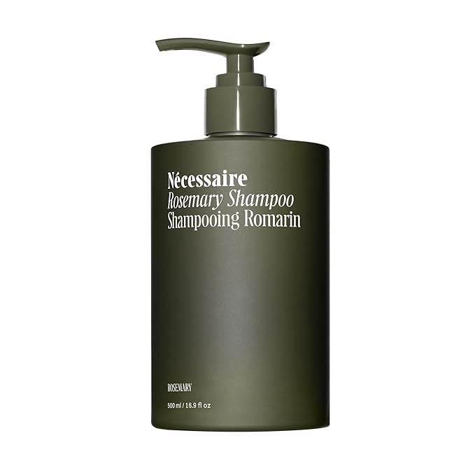 Nécessaire Rosemary Shampoo With Pump | Multi-Protien Strengthening Conditioner For Thinning Hair. For Women + Men. Good For All Hair Types/Textures. Color-Safe. 500 ml / 16.9 oz