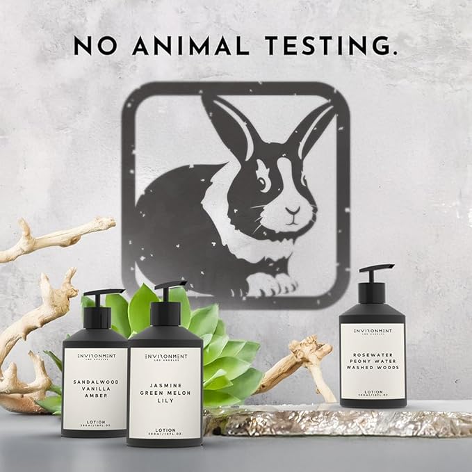 ENVIRONMENT Inspired by 5-Star Hotels ARH Lotion, 300ml Luxury Scented Lotion (White Woods | Pomegranate | Peony) Bathroom Luxury, Men & Women High-End Body Lotion, Hand Cream, Dry Skin Treatment