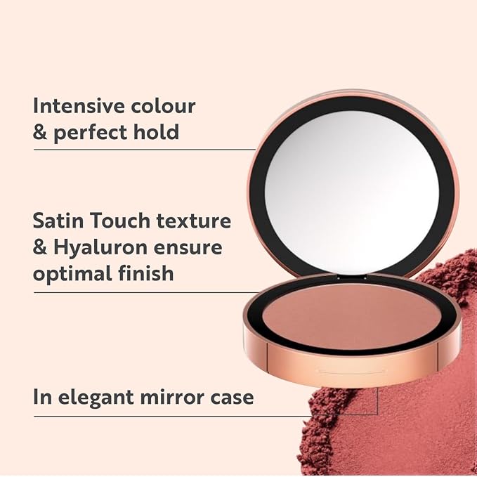 M. Asam Magic Finish Satin Blush Desert Bloom Blush (0.14 Oz) – Make-Up Powder Blush For A Fresh & Radiant Look With Hyaluronic Acid & Ultra-Fine Color Pigments For Fuller Looking Cheeks