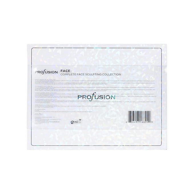 Profusion Cosmetics Complete Face Sculpting Collection for Festive Glam, Indulge in Luxury with Ultimate Makeup kit and Achieve Stunning Looks for Glamorous Holiday (Peach)