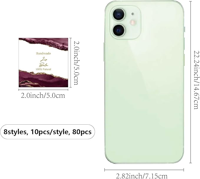 CRASPIRE 80Pcs 8 Styles Lip Balm Lipsticks